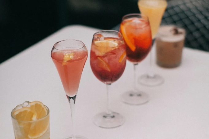 three Italian cocktails