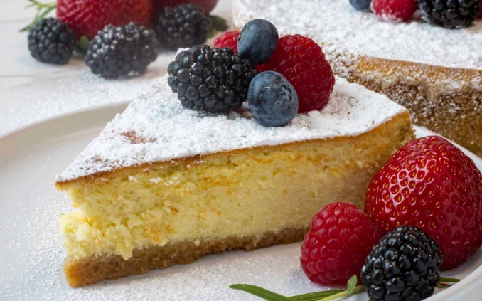 ricotta cheesecake