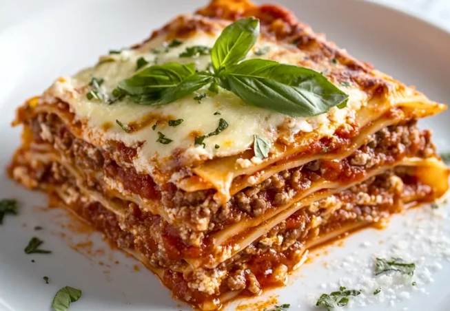 creamy lasagna with ricotta