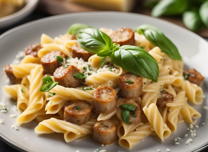 creamy sausage pasta