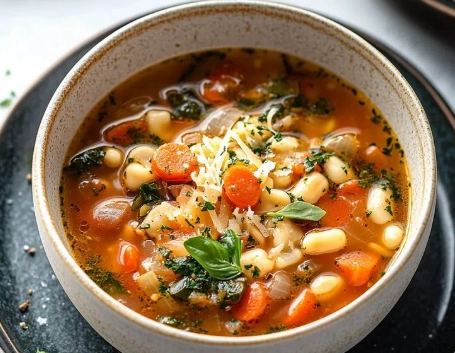 what is in minestrone soup
