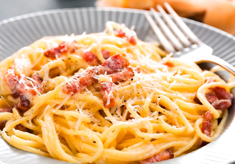 authentic Italian carbonara