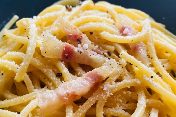 traditional carbonara no cream