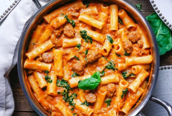sausage pasta dinner