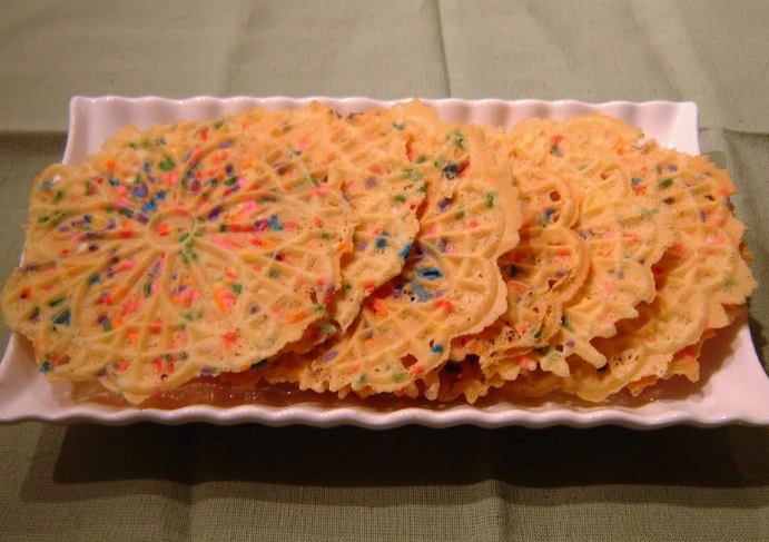 Italian waffle cookies