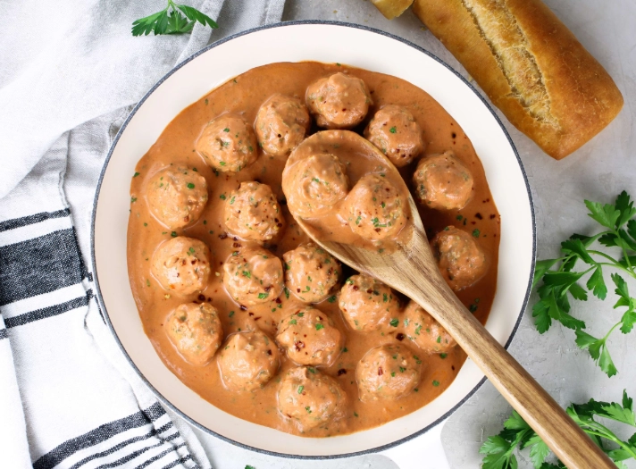 Italian veal meatballs