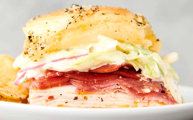 Chopped Italian sliders recipe Chopped Italian sliders recipe