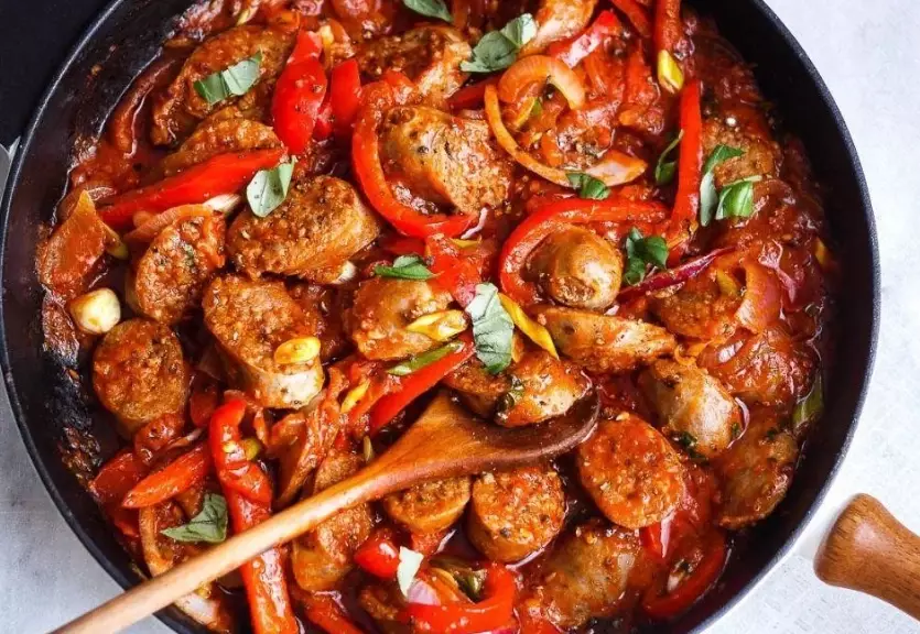 sweet Italian sausage pasta