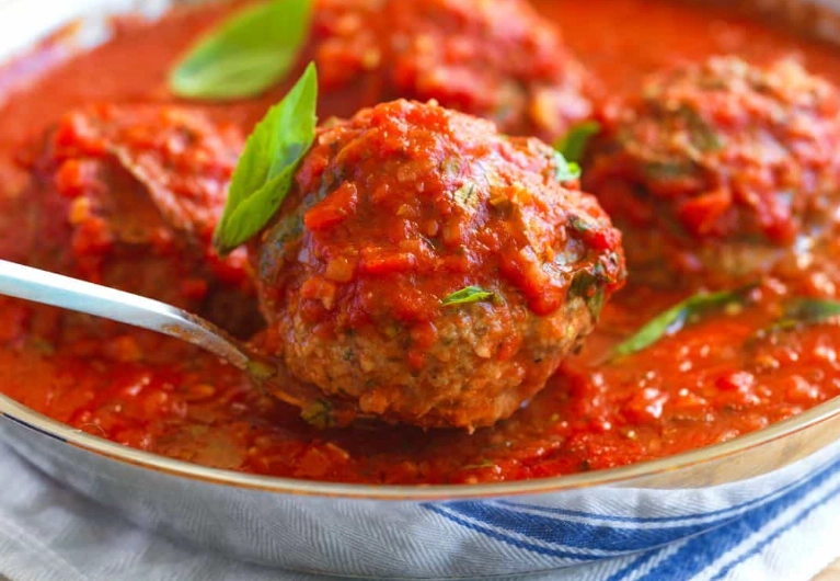 authentic veal meatballs