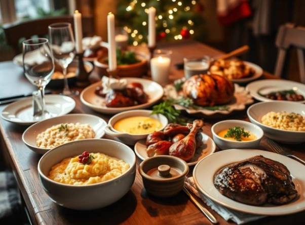 Traditional Italian Christmas dinner