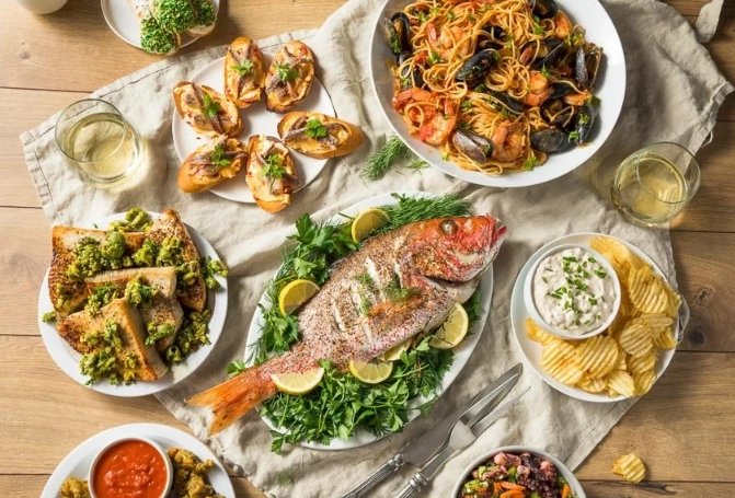 Italian Christmas Eve dinner Italian Christmas Eve dinner