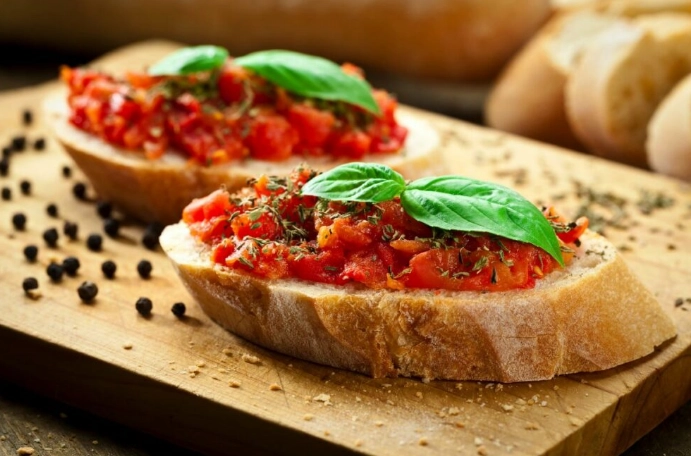 authentic bruschetta