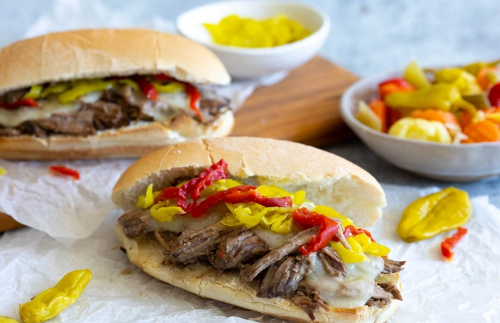 easy italian beef sandwiches