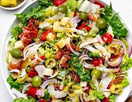 What are the ingredients in Italian salad mix?