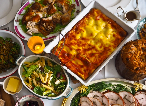 Italian Christmas dinner menu