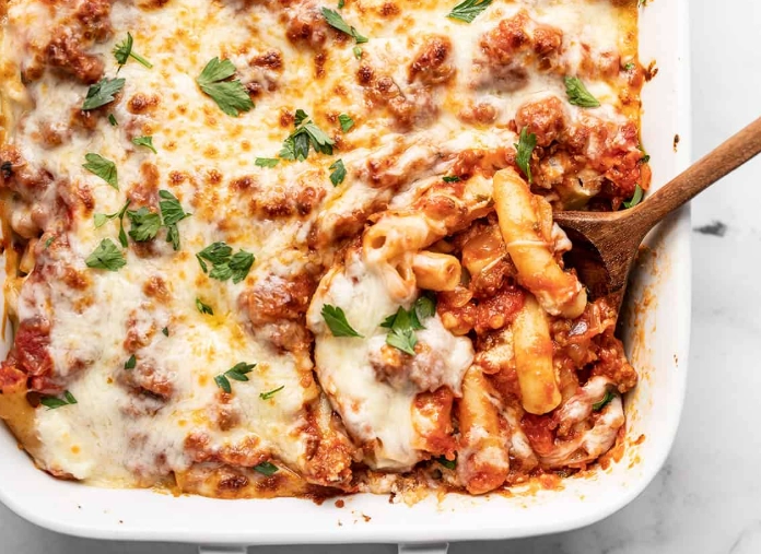 traditional baked ziti