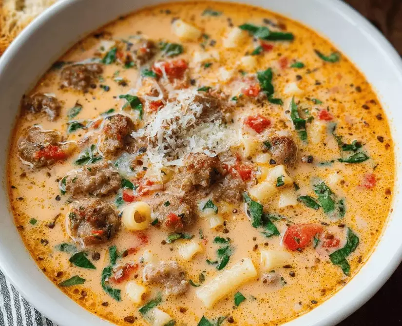 creamy Italian sausage soup