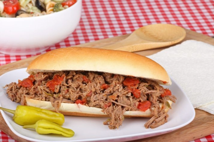 slow cooker Italian beef
