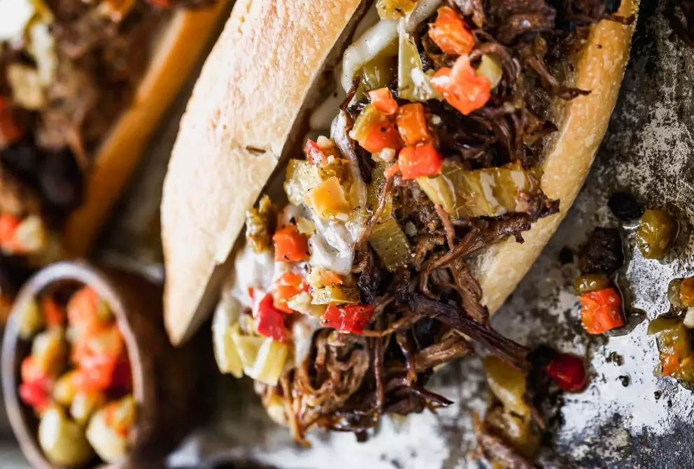 slow cooker Italian beef
