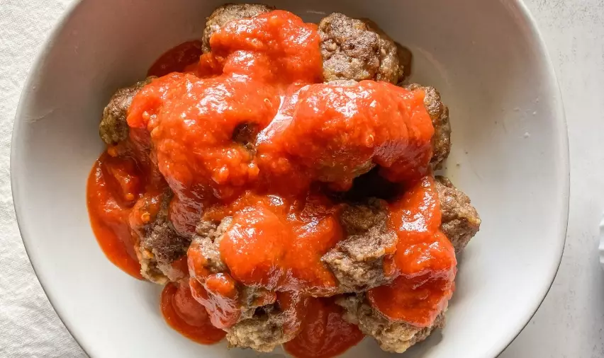 baked Italian meatballs