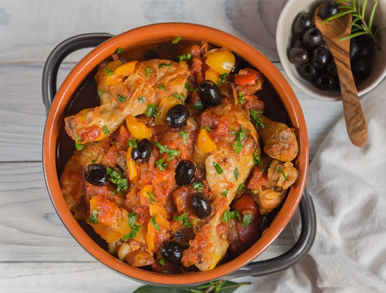 Italian chicken cacciatore
