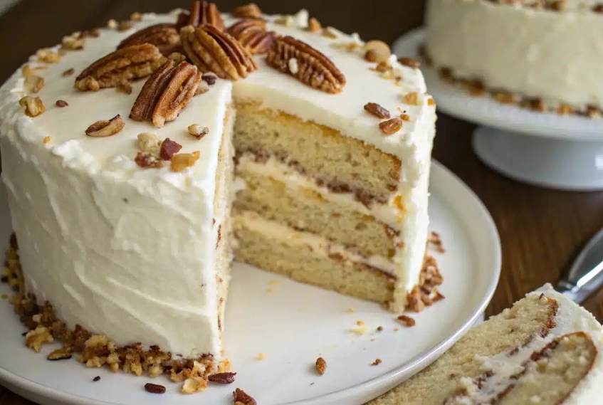 homemade Italian cream cake