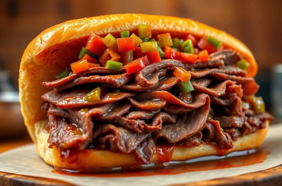 wet Italian beef